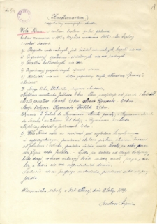 Kwestionariusze z badania środowiska : Wola Niżna