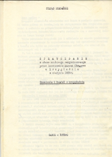 Rzemiosło i handel w Mrzygłodzie