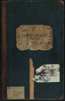 Księga uchwał Rady miejskiej od 1887 do stycznia 1892. T. X