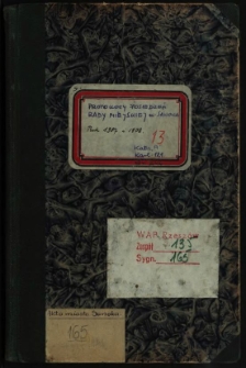 Protokoły posiedzeń Rady Miejskiej m. Sanoka. Rok 1907 i 1908