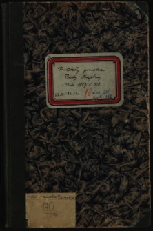 Protokoły posiedzeń Rady Miejskiej. R 1917 (22.2) i 1918 (12.12)