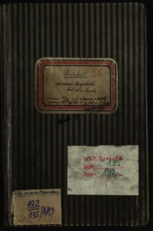 Protok&oacute;ł posiedzeń Magistratu kr&oacute;l. wol. m. Sanoka od dnia 22.VII.1914 do 1.V.1918, z przerwą z powodu inwazji od 14.9.1914 do 1.XII 1915