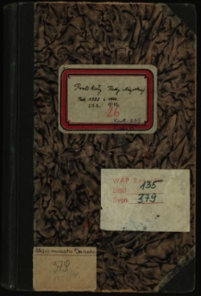 Protokoły Rady Miejskiej. Rok. 23.1.1933-19.12.1934