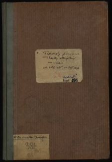 Protokoły posiedzeń Rady Miejskiej za czas od 21 II 1935 do 9 VII 1936