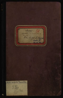 Protok&oacute;ł posiedzeń Magistratu m. Sanoka od dnia 15/5 1918 do 26 4 1920