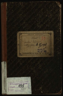 Protok&oacute;ł z posiedzeń Magistratu od 24/9 1924 r. do 5/5 1926