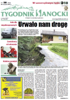 Tygodnik Sanocki, 2010, nr 38