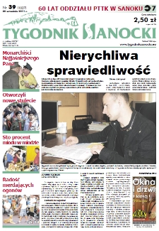 Tygodnik Sanocki, 2011, nr 39