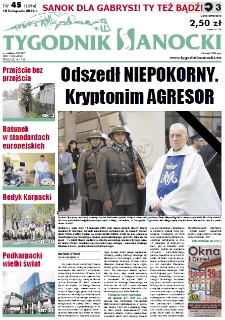 Tygodnik Sanocki, 2012, nr 45