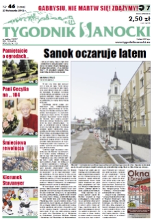 Tygodnik Sanocki, 2012, nr 46