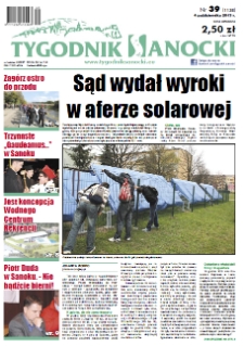 Tygodnik Sanocki, 2013, nr 39