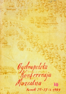 Materiały Muzeum Budownictwa Ludowego w Sanoku, 1969, nr 10