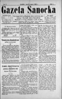Gazeta Sanocka, 1895, nr 7
