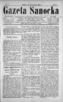 Gazeta Sanocka, 1895, nr 9