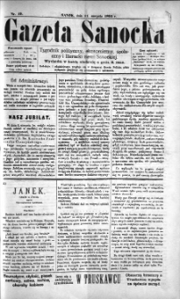 Gazeta Sanocka, 1895, nr 19