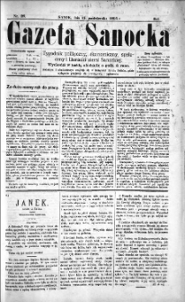 Gazeta Sanocka, 1895, nr 28