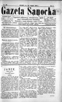 Gazeta Sanocka, 1895, nr 32