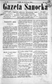 Gazeta Sanocka, 1896, nr 42