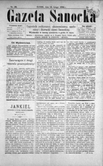 Gazeta Sanocka, 1896, nr 46