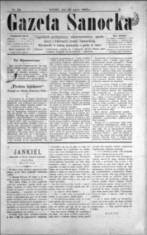 Gazeta Sanocka, 1896, nr 52