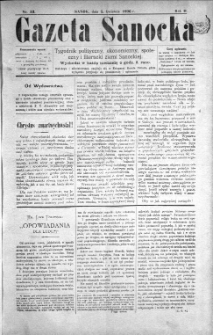 Gazeta Sanocka, 1896, nr 53
