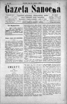 Gazeta Sanocka, 1896, nr 63