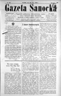 Gazeta Sanocka, 1896, nr 69