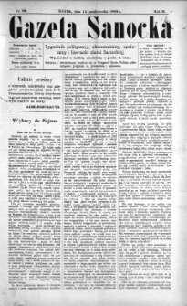 Gazeta Sanocka, 1896, nr 80