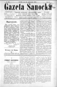 Gazeta Sanocka, 1896, nr 82