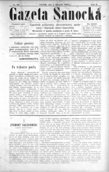 Gazeta Sanocka, 1896, nr 83