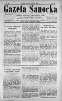 Gazeta Sanocka, 1896, nr 87
