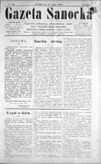 Gazeta Sanocka, 1897, nr 98