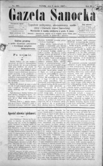 Gazeta Sanocka, 1897, nr 101