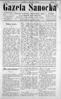 Gazeta Sanocka, 1897, nr 104