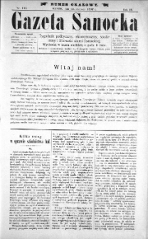 Gazeta Sanocka, 1897, nr 115