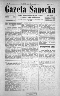 Gazeta Sanocka, 1904, nr 3