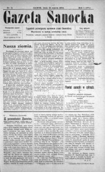 Gazeta Sanocka, 1904, nr 11