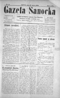 Gazeta Sanocka, 1904, nr 13