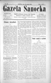 Gazeta Sanocka, 1904, nr 22