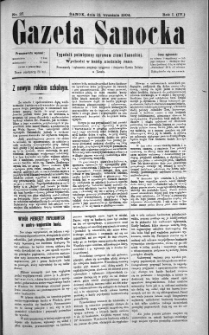 Gazeta Sanocka, 1904, nr 37