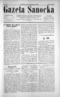 Gazeta Sanocka, 1904, nr 45