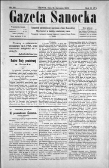 Gazeta Sanocka, 1905, nr 55