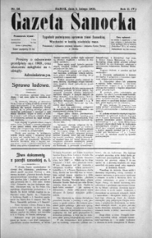 Gazeta Sanocka, 1905, nr 58