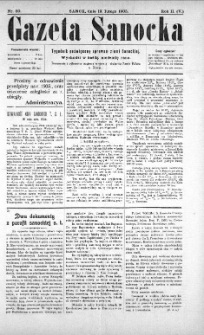 Gazeta Sanocka, 1905, nr 60