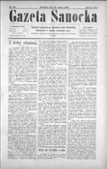 Gazeta Sanocka, 1905, nr 63