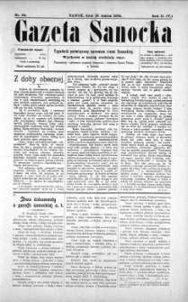Gazeta Sanocka, 1905, nr 64