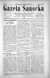 Gazeta Sanocka, 1905, nr 93