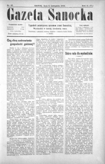 Gazeta Sanocka, 1905, nr 97
