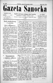 Gazeta Sanocka,1906, nr 129