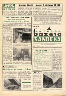 Gazeta Sanocka "Autosan", 1975, nr 1